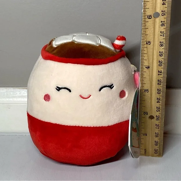 Squishmallows Marshina Hot Chocolate Cup Mug 5” Mini Plush Soft Toy Kellytoy NWT - Picture 11 of 12